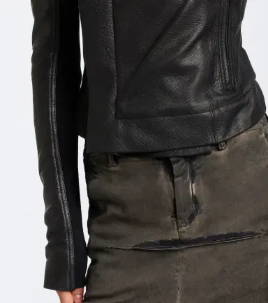 Rick Owens Leather biker jacket | Thumbnail 3