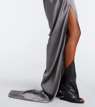 Rick Owens Edfu ruched jersey gown | Thumbnail 3