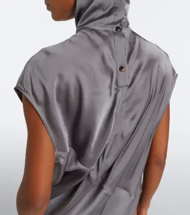 Rick Owens Edfu ruched jersey gown | Thumbnail 4