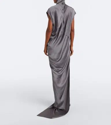 Rick Owens Edfu ruched jersey gown | Thumbnail 5