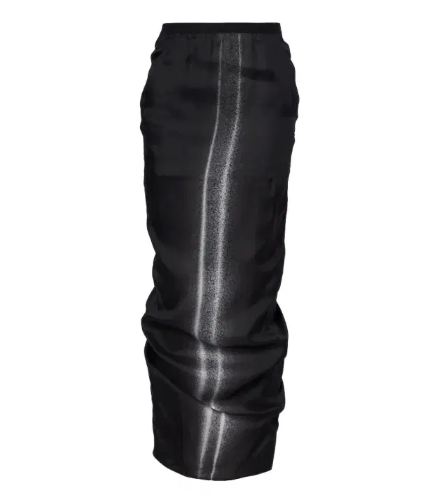 Rick Owens Soft Pillar gathered printed maxi skirt
