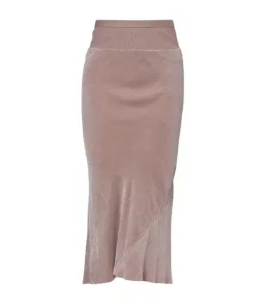 Rick Owens Velvet midi skirt | Thumbnail 1 Rick Owens Velvet midi skirt | Thumbnail 1