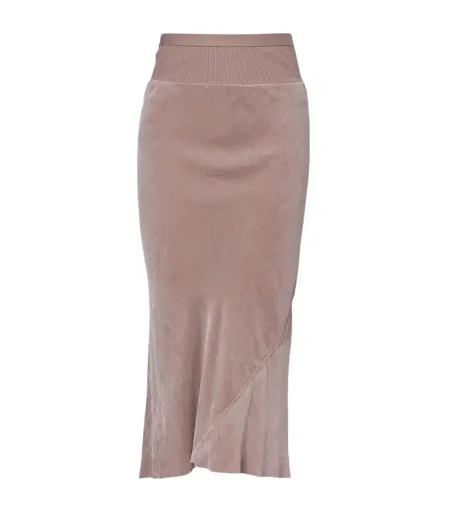 Rick Owens Velvet midi skirt