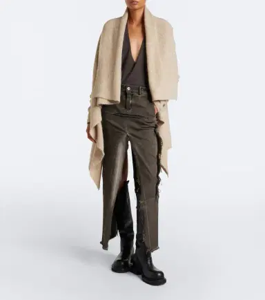 Rick Owens Alpaca and wool-blend cardigan | Thumbnail 4