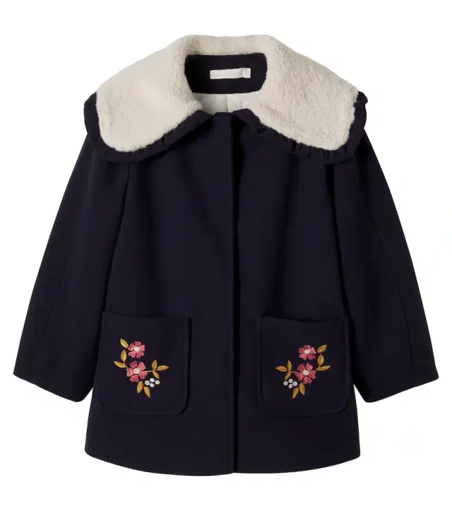 C'era Una Volta Nancy embroidered coat