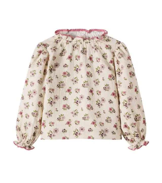 C'era Una Volta Zelie floral cotton top