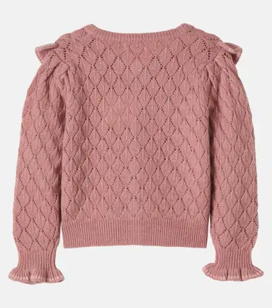 C'era Una Volta Azur ruffled cardigan | Thumbnail 3 C'era Una Volta Azur ruffled cardigan | Thumbnail 3