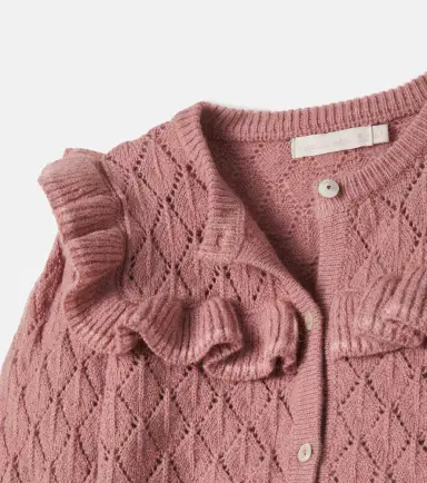 C'era Una Volta Azur ruffled cardigan | Thumbnail 4 C'era Una Volta Azur ruffled cardigan | Thumbnail 4