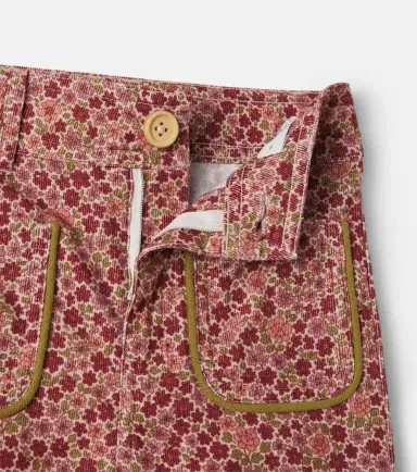 C'era Una Volta Serena floral cotton corduroy pants | Thumbnail 2 C'era Una Volta Serena floral cotton corduroy pants | Thumbnail 2