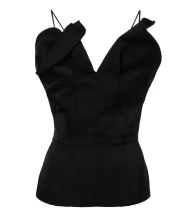 Magda Butrym Cotton and silk top | Thumbnail 1 Magda Butrym Cotton and silk top | Thumbnail 1