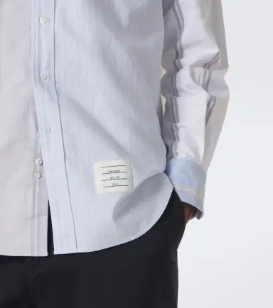Thom Browne Striped cotton shirt | Thumbnail 5