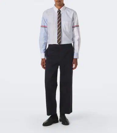 Thom Browne Striped cotton shirt | Thumbnail 7
