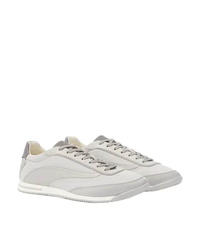 Brunello Cucinelli Leather-trimmed sneakers