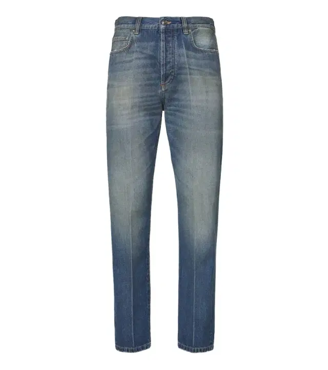 Versace Distressed straight jeans