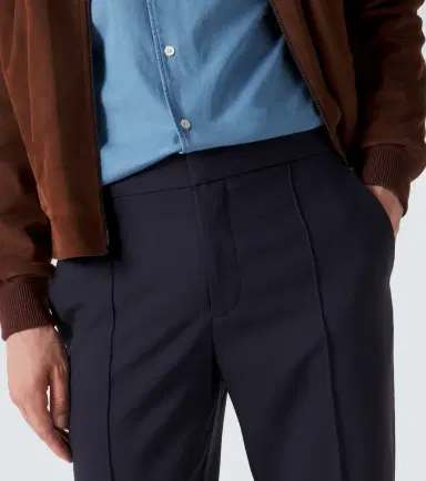 Zegna Wool tapered pants | Thumbnail 3 Zegna Wool tapered pants | Thumbnail 3