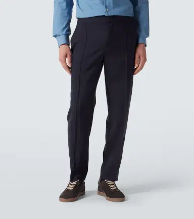 Zegna Wool tapered pants | Thumbnail 4 Zegna Wool tapered pants | Thumbnail 4