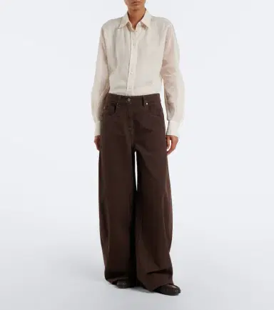 Brunello Cucinelli Monili wide-leg jeans | Thumbnail 4 Brunello Cucinelli Monili wide-leg jeans | Thumbnail 4