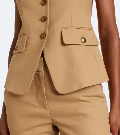 Veronica Beard Benny single-breasted vest | Thumbnail 5 Veronica Beard Benny single-breasted vest | Thumbnail 5