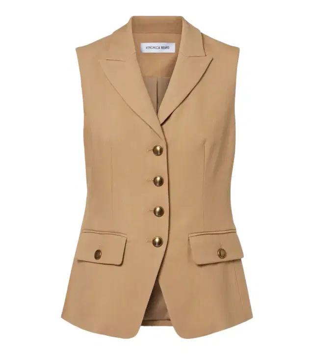 Veronica Beard Benny single-breasted vest