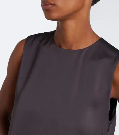 Vince Lace-trimmed satin top | Thumbnail 4