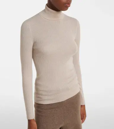 AGNONA Turtleneck wool, silk, and cashmere sweater | Thumbnail 3 AGNONA Turtleneck wool, silk, and cashmere sweater | Thumbnail 3