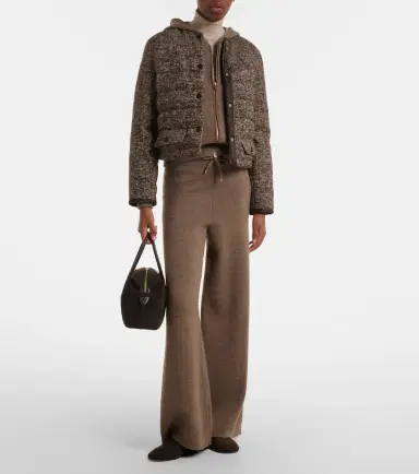 AGNONA Cashmere, wool, and silk wide-leg pants | Thumbnail 3 AGNONA Cashmere, wool, and silk wide-leg pants | Thumbnail 3