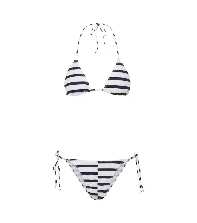 Jean Paul Gaultier Striped bikini