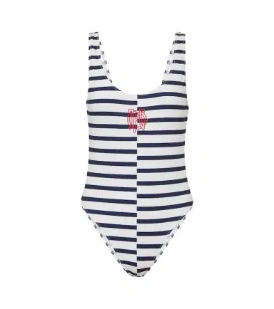 Jean Paul Gaultier Logo striped swimsuit | Thumbnail 1 Jean Paul Gaultier Logo striped swimsuit | Thumbnail 1