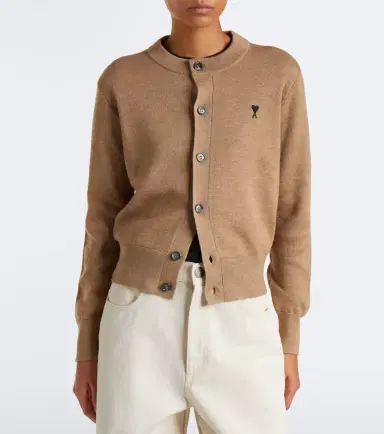 AMI PARIS Ami de Caur wool cardigan | Thumbnail 3
