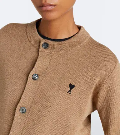 AMI PARIS Ami de Caur wool cardigan | Thumbnail 4