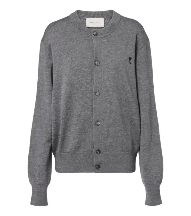 Ami Paris Ami de Caur wool cardigan
