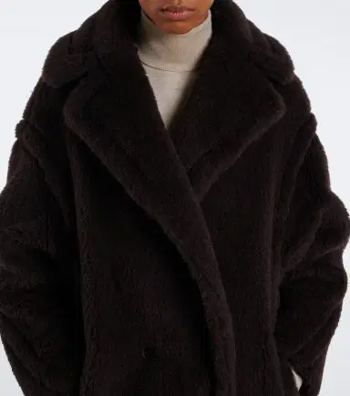 Max Mara Alpaca, wool, and silk teddy coat | Thumbnail 2 Max Mara Alpaca, wool, and silk teddy coat | Thumbnail 2