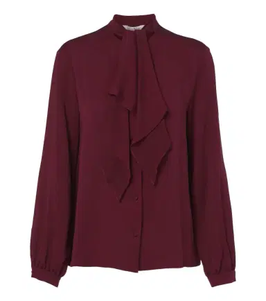 Max Mara Tie-neck silk blouse | Thumbnail 1 Max Mara Tie-neck silk blouse | Thumbnail 1