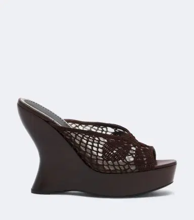 Magda Butrym Crochet wedge mules | Thumbnail 2 Magda Butrym Crochet wedge mules | Thumbnail 2