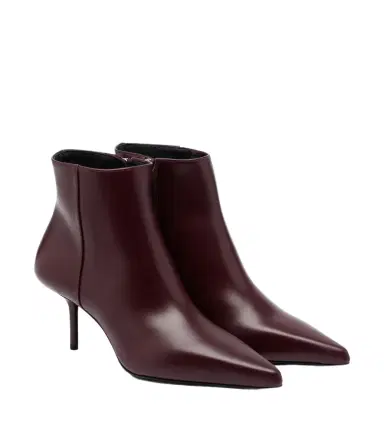 Max Mara Leather ankle boots | Thumbnail 1