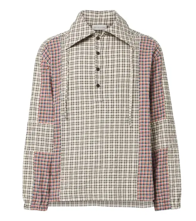 Dries Van Noten Checked cotton shirt