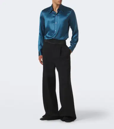 Dries Van Noten Silk satin shirt | Thumbnail 2 Dries Van Noten Silk satin shirt | Thumbnail 2