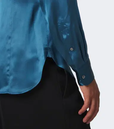Dries Van Noten Silk satin shirt | Thumbnail 4 Dries Van Noten Silk satin shirt | Thumbnail 4