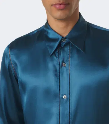 Dries Van Noten Silk satin shirt | Thumbnail 6 Dries Van Noten Silk satin shirt | Thumbnail 6