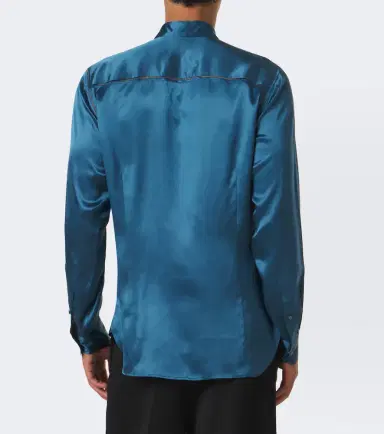 Dries Van Noten Silk satin shirt | Thumbnail 8 Dries Van Noten Silk satin shirt | Thumbnail 8