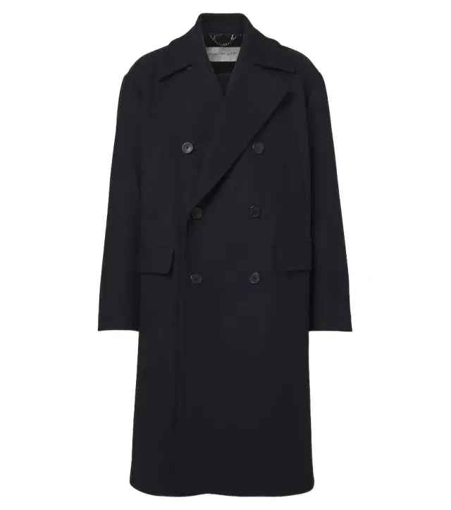Dries Van Noten Double-breasted wool-blend coat