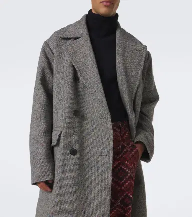 Dries Van Noten Double-breasted wool coat | Thumbnail 3 Dries Van Noten Double-breasted wool coat | Thumbnail 3