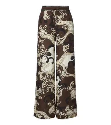 ALÉMAIS Alémais Otis printed linen wide-leg pants | Thumbnail 1 ALÉMAIS Alémais Otis printed linen wide-leg pants | Thumbnail 1