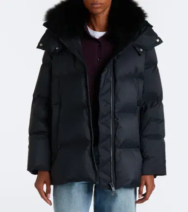 Yves Salomon Hooded padded down jacket | Thumbnail 5 Yves Salomon Hooded padded down jacket | Thumbnail 5