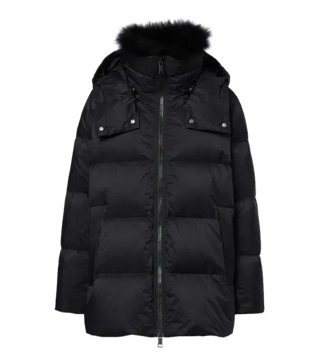 Yves Salomon Hooded padded down jacket
