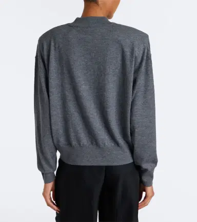 The Frankie Shop Rue wool-blend mockneck sweater | Thumbnail 3