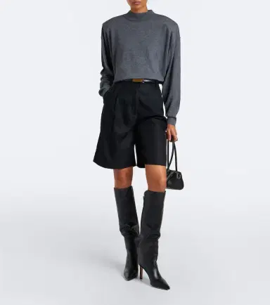 The Frankie Shop Rue wool-blend mockneck sweater | Thumbnail 5