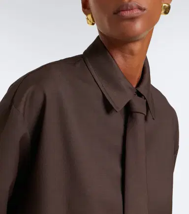The Frankie Shop Peri tie-neck shirt | Thumbnail 3 The Frankie Shop Peri tie-neck shirt | Thumbnail 3