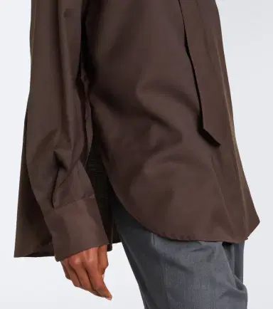 The Frankie Shop Peri tie-neck shirt | Thumbnail 4 The Frankie Shop Peri tie-neck shirt | Thumbnail 4