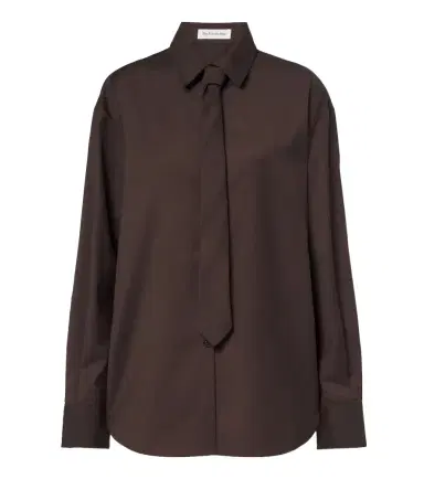 The Frankie Shop Peri tie-neck shirt | Thumbnail 1 The Frankie Shop Peri tie-neck shirt | Thumbnail 1